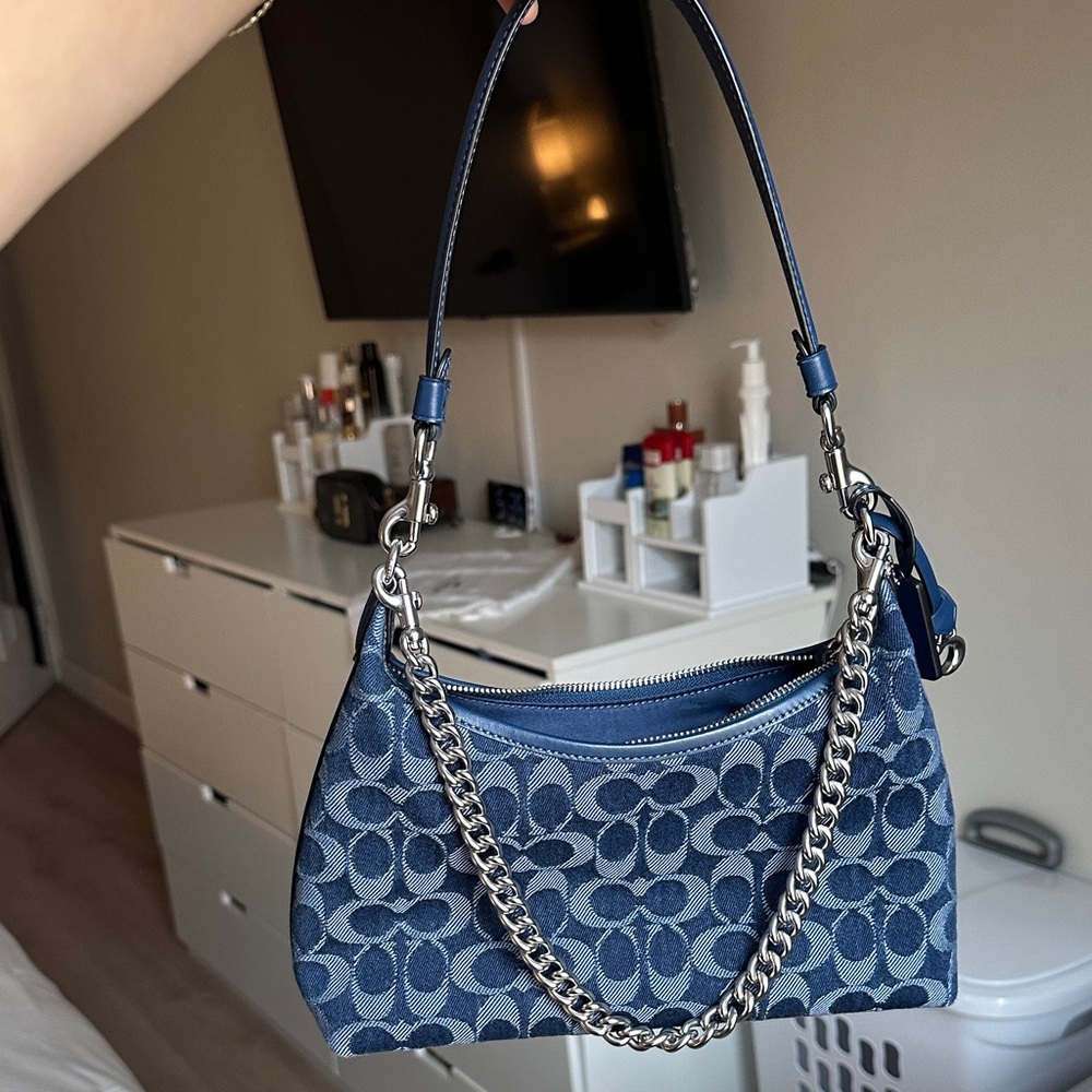 Coach Juliet Denim Shoulder Bag